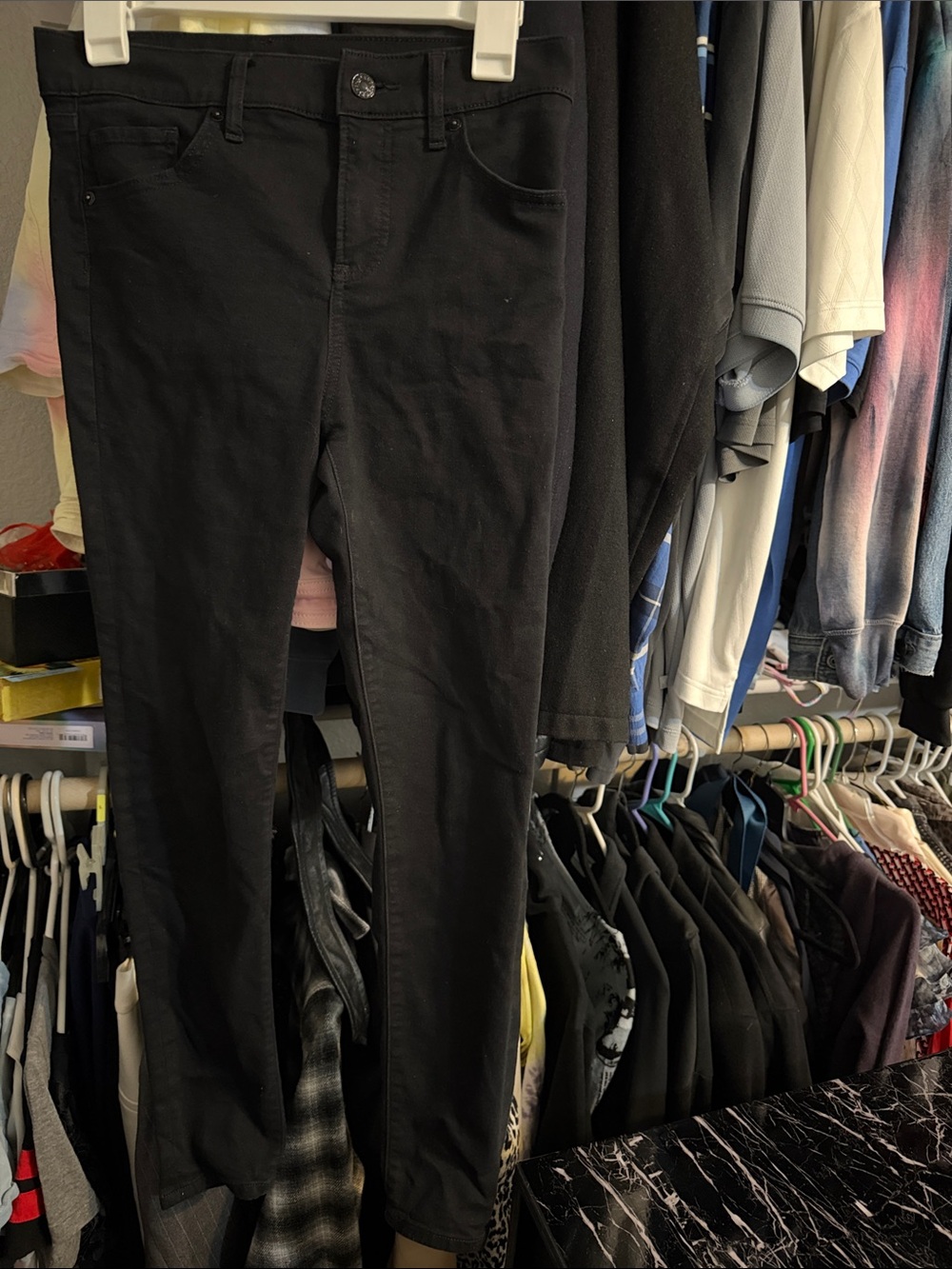 Express skinny jeans dark wash 2R